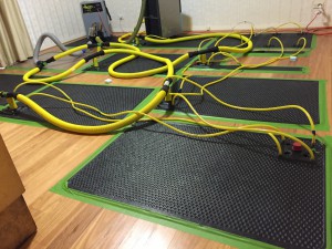 Drying mats.  